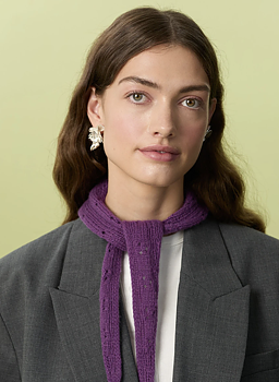 Miu Pointelle Scarf 2607 -1