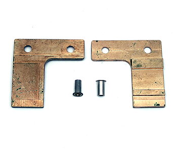 Guide plate+Rivet front Freund SH60 (151-001-068E)