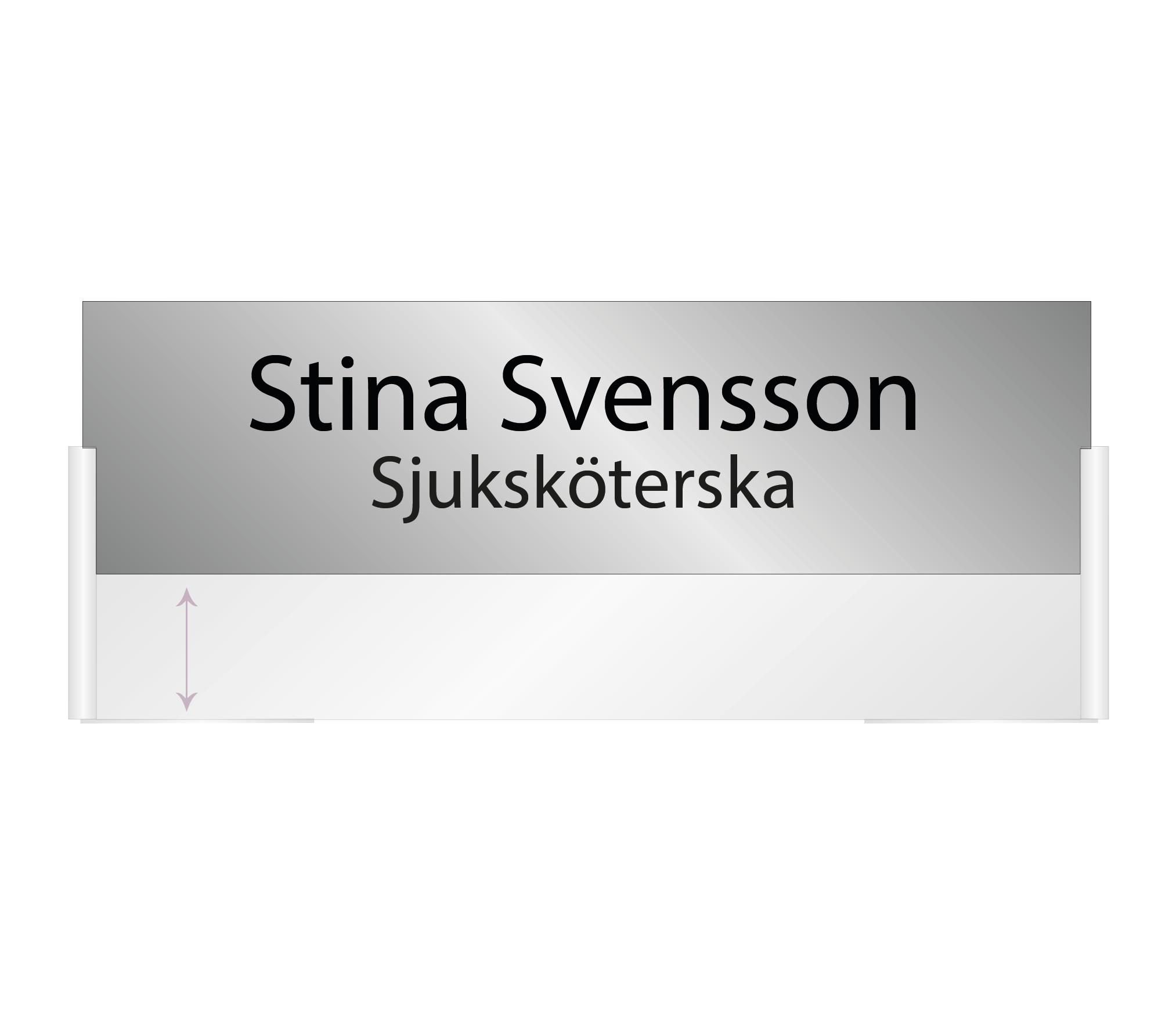 Extra namnskylt till Drop – för nyanställda