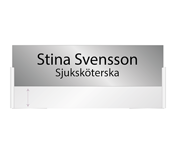 Extra namnskylt till Drop – för nyanställda