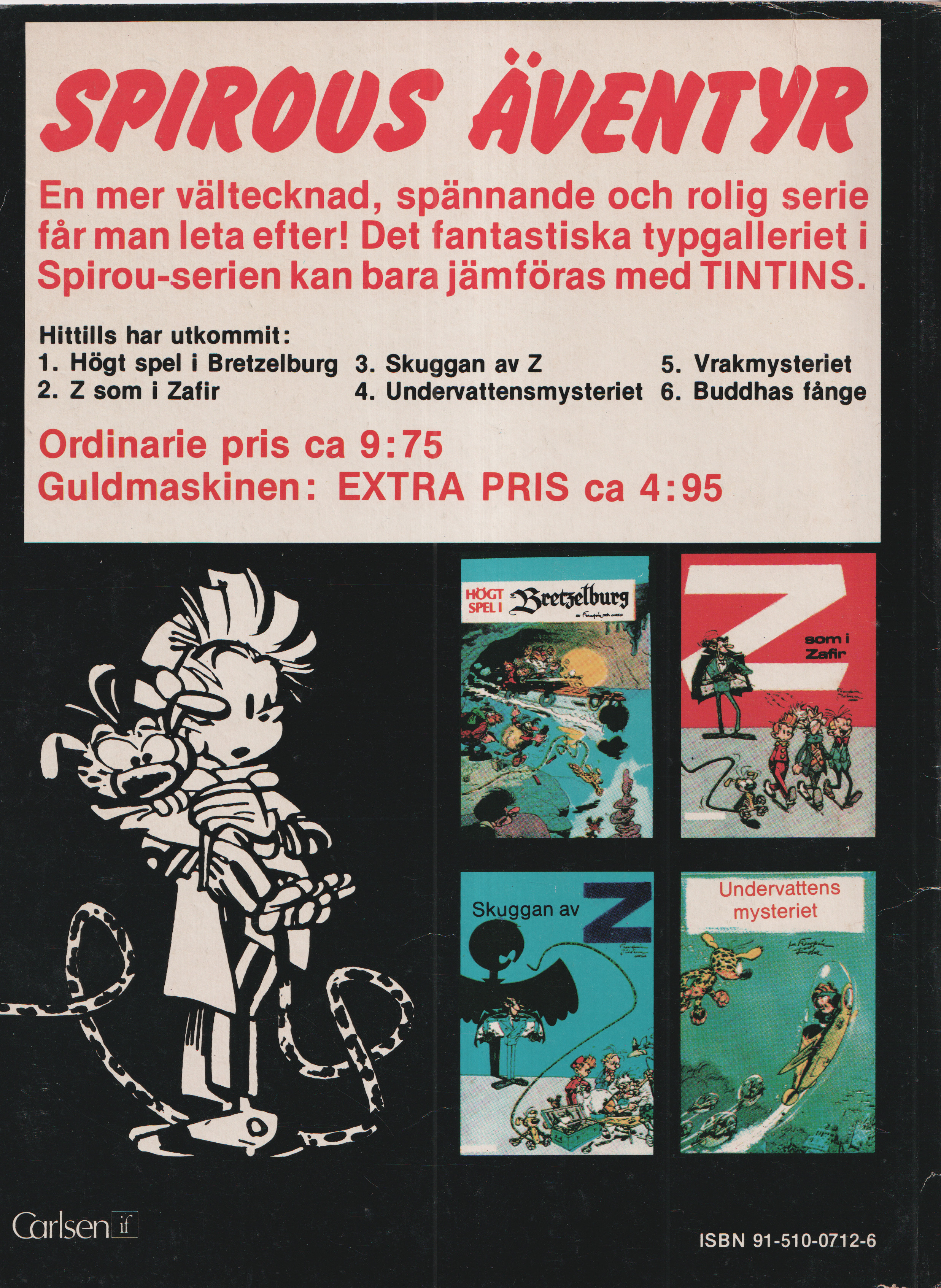 Spirous äventyr: Guldmaskinen, begagnad - 2