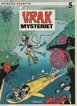Spirous äventyr 5 Vrakmysteriet, 1:a upplaga begagnad