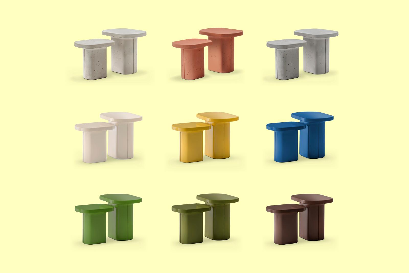 CAEMENTUM Coffee Table/Side Table - Concrete - 14
