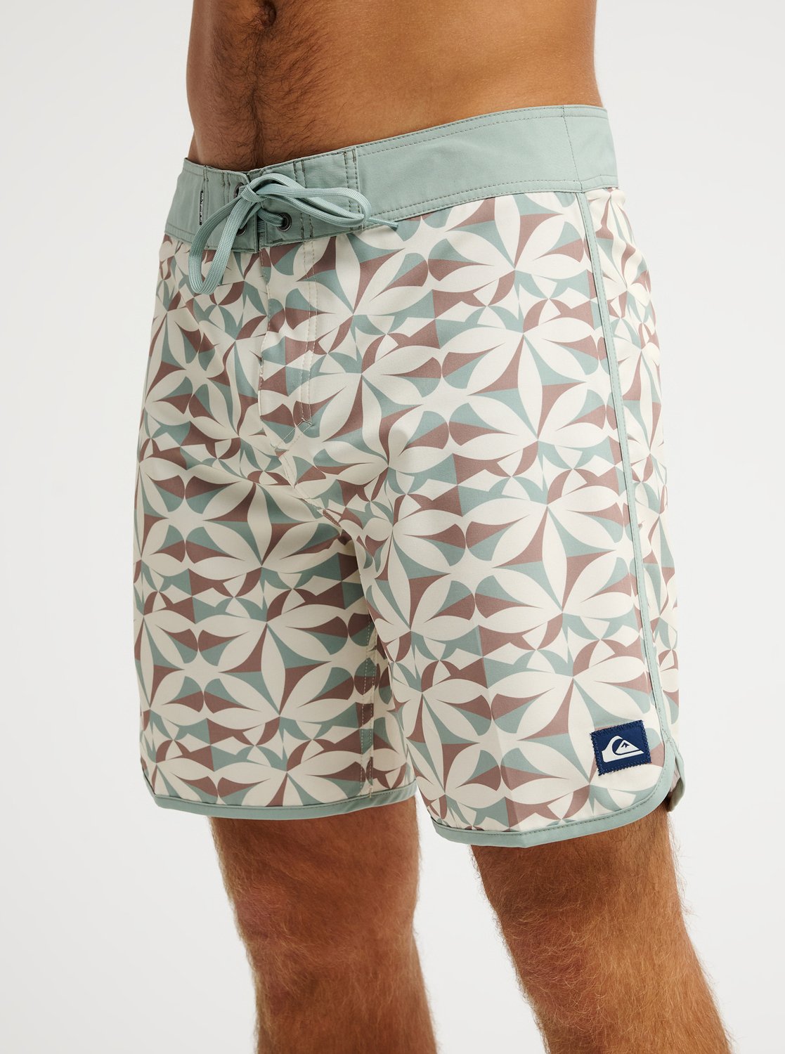 Quiksilver boardshorts Surfsilk Scallop 8 white bone