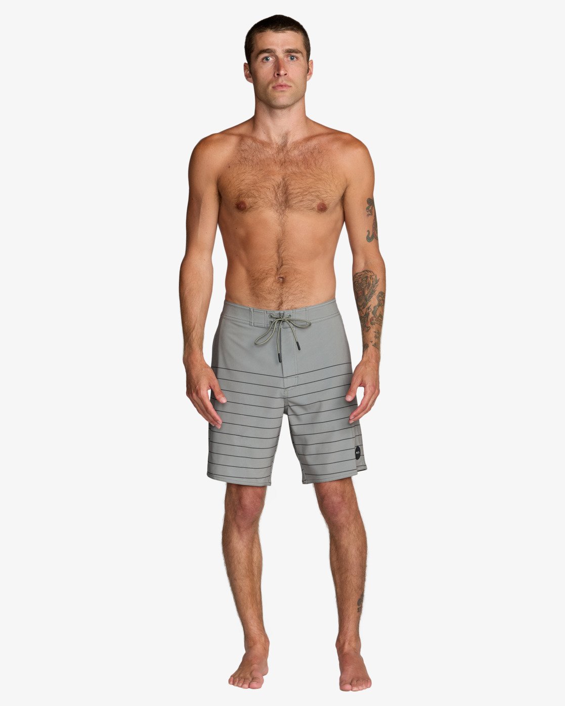 RVCA  boardshorts Steady stripe 18 grey - 2