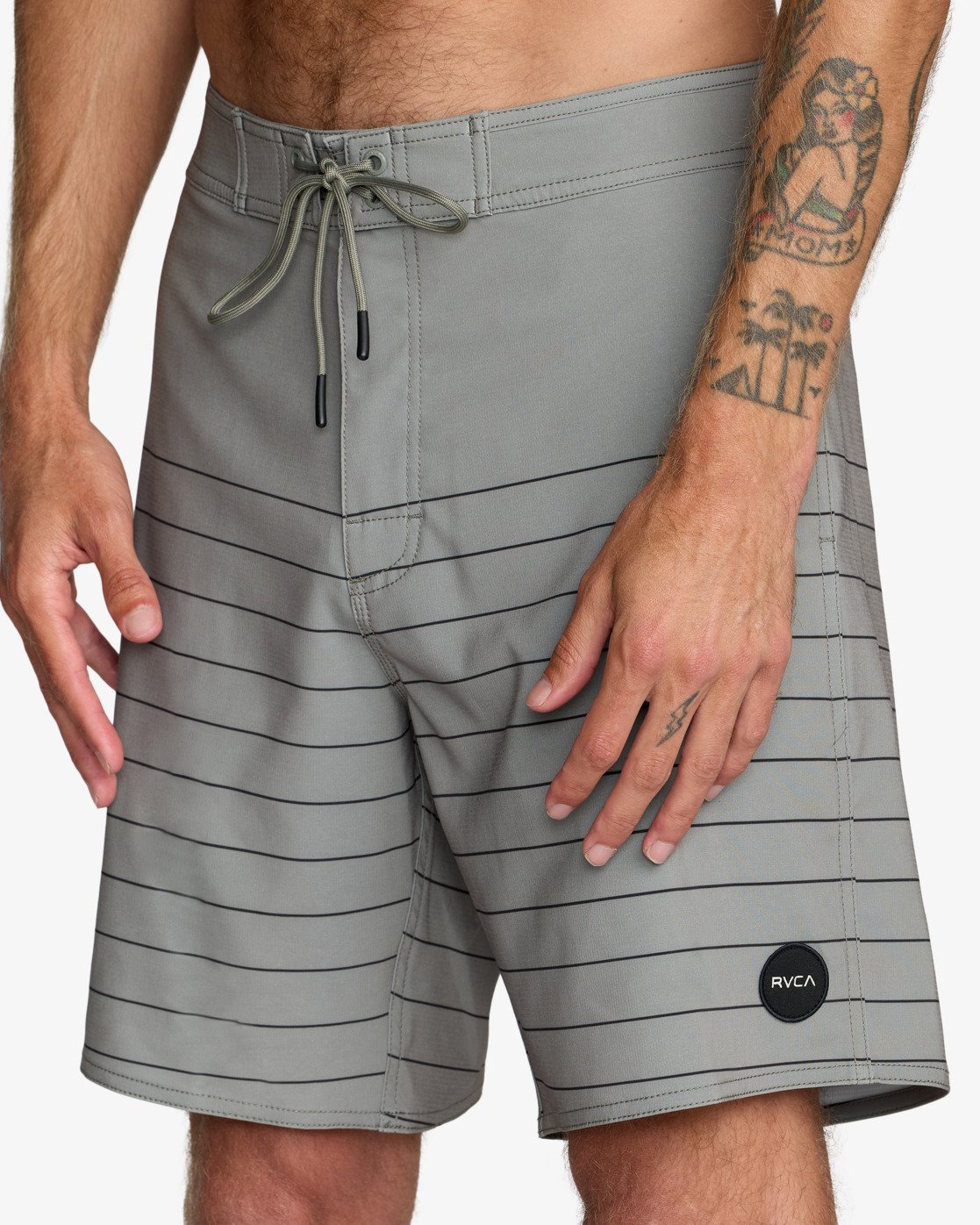 RVCA  boardshorts Steady stripe 18 grey - 4