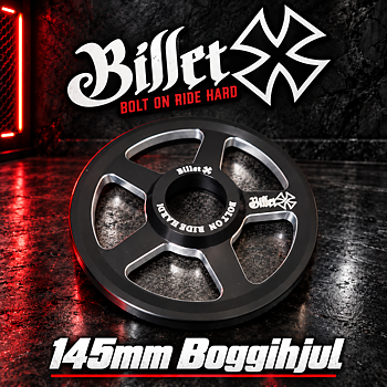 BLACK OUT BOGGIHJUL 145mm - För 20mm Axel 1st