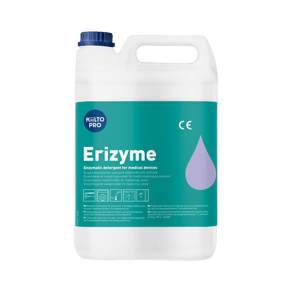 Kiilto Pro Erizyme Instrumentrengöring Maskindiskmedel, 5Liter