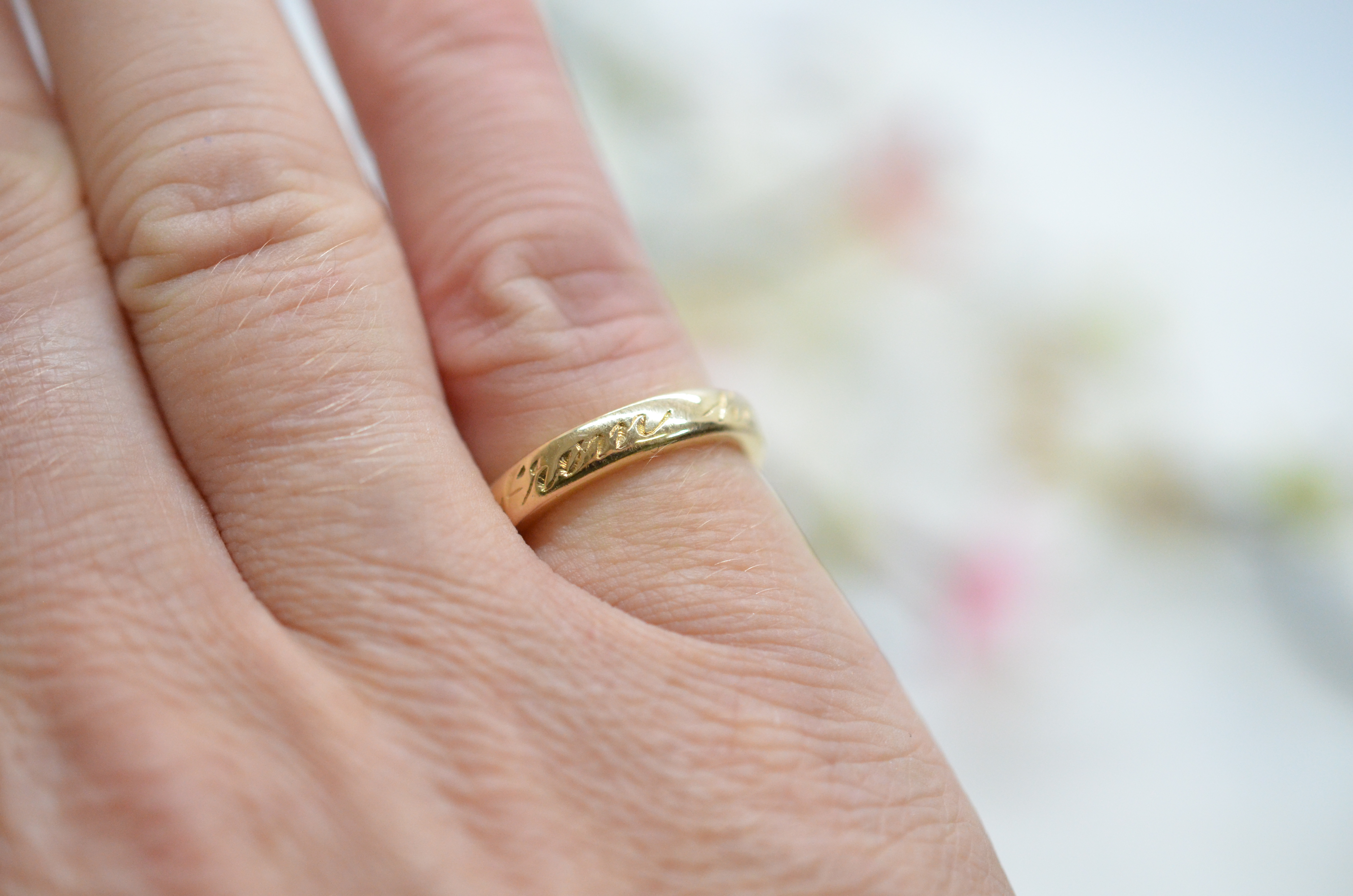 Second Hand 18k Efva Attling guldring "FROM HERE TO ETERNITY" - 5
