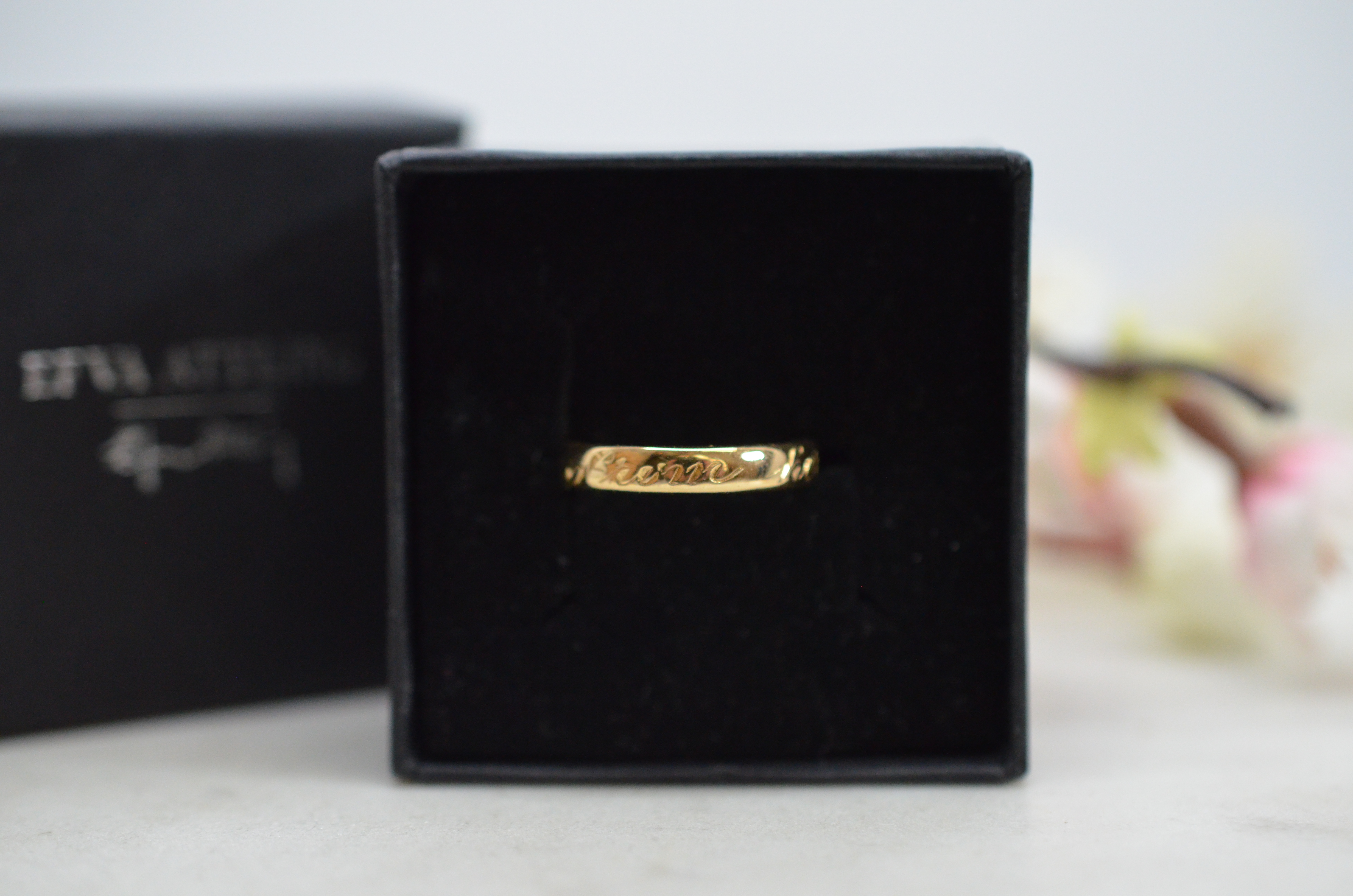 Second Hand 18k Efva Attling guldring "FROM HERE TO ETERNITY" - 6