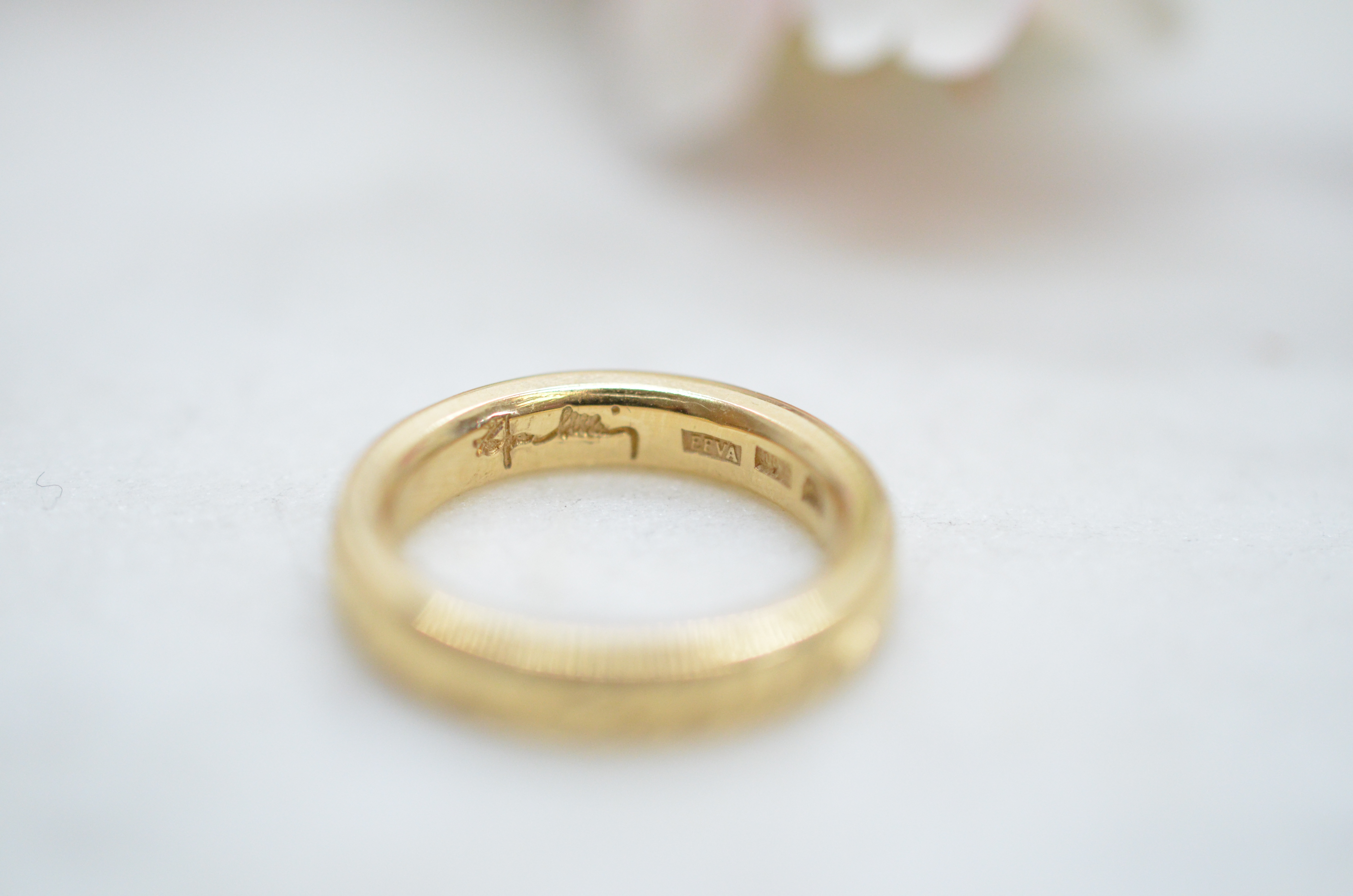 Second Hand 18k Efva Attling guldring "FROM HERE TO ETERNITY" - 3