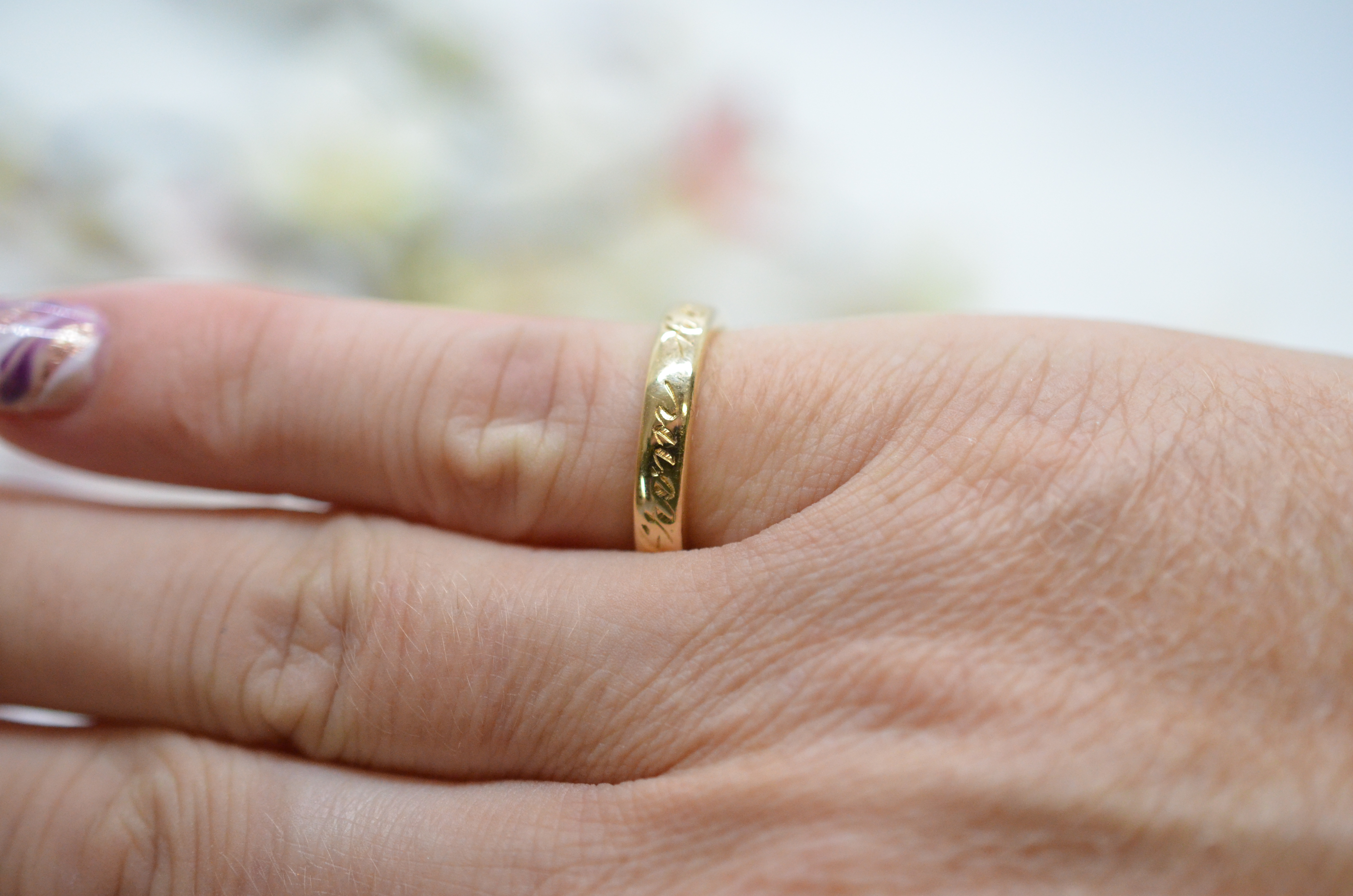 Second Hand 18k Efva Attling guldring "FROM HERE TO ETERNITY" - 4