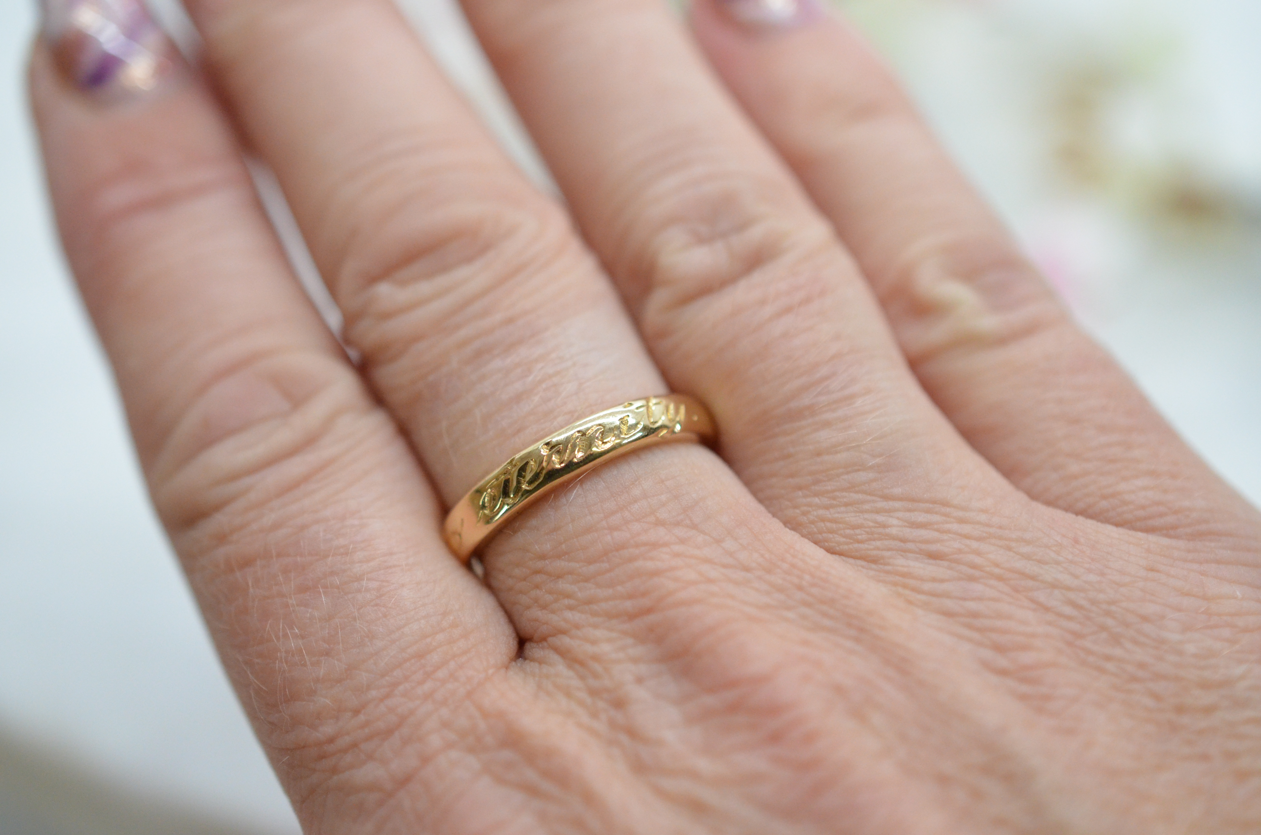 Second-Hand Efva Attling 18K Gold Ring "FROM HERE TO ETERNITY" - 4