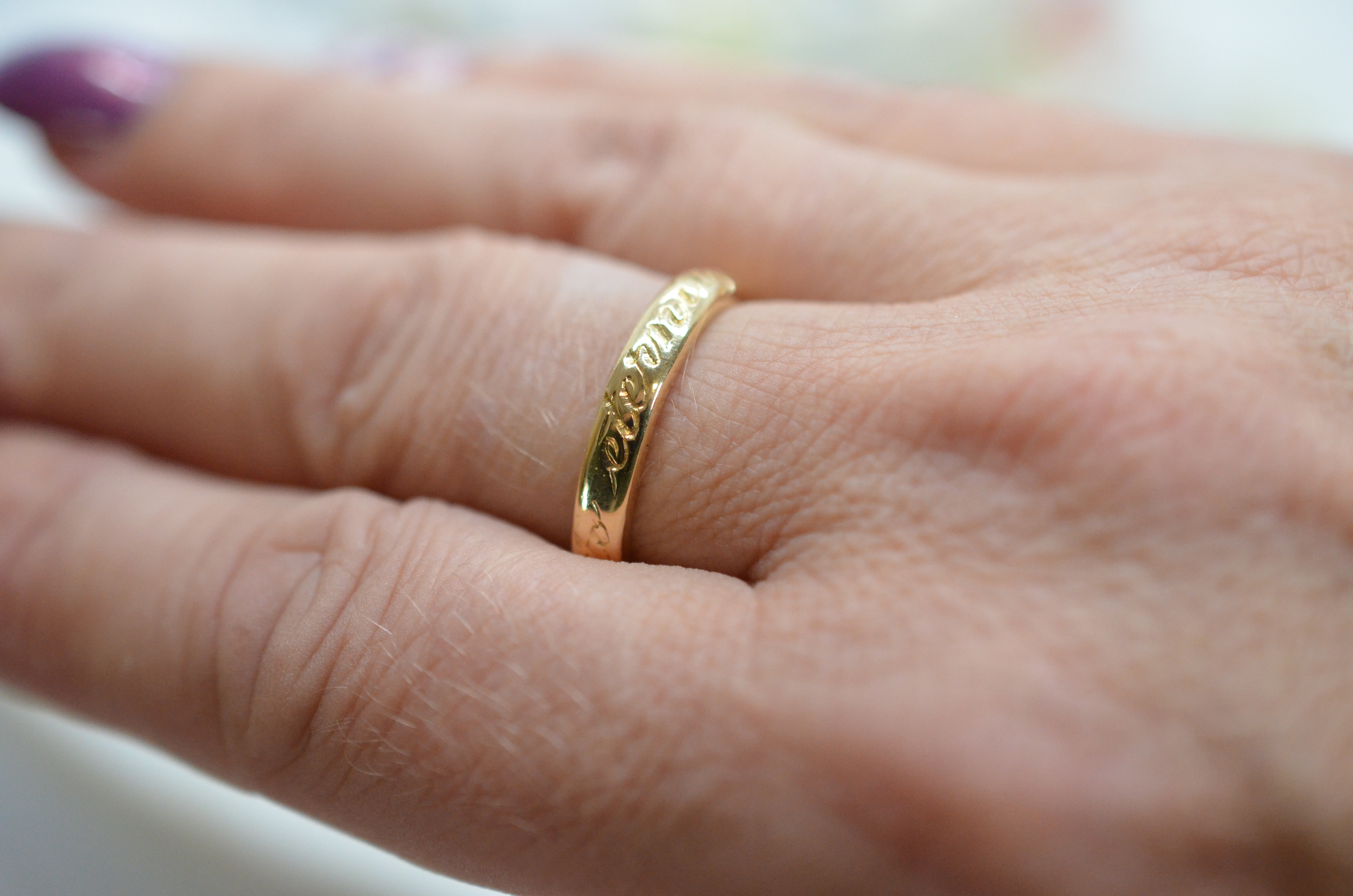 Second-Hand Efva Attling 18K Gold Ring "FROM HERE TO ETERNITY" - 5
