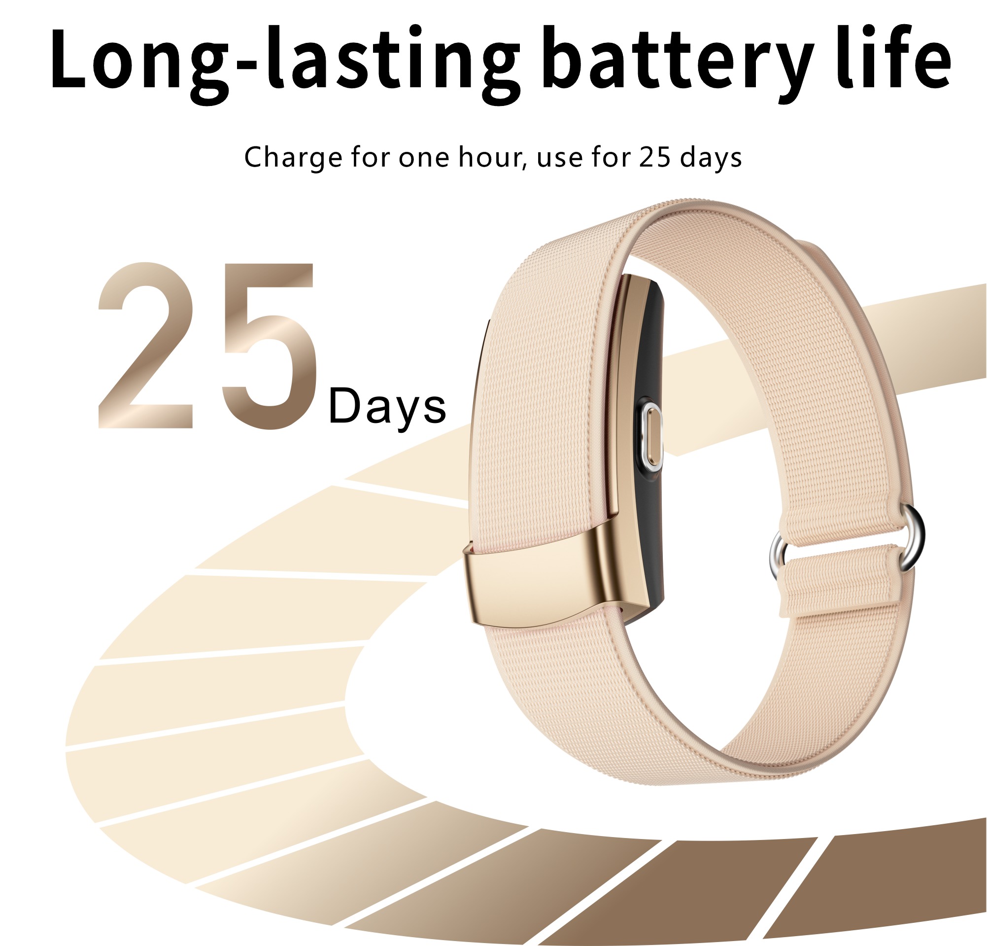 Philippe Palmer Smart Bracelet ZX Air Black - 14