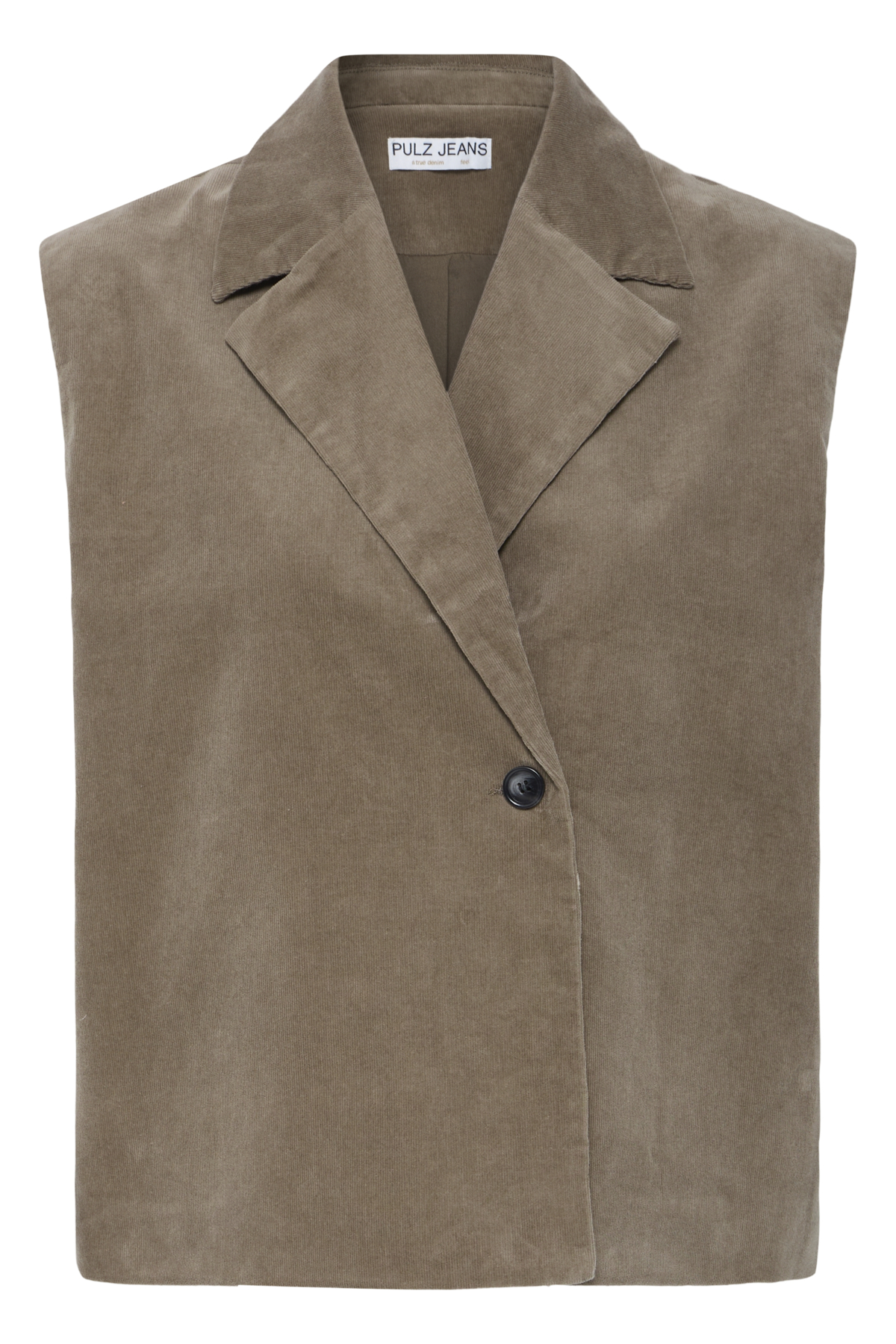PZSALLY Waistcoat Manchesterväst Walnut - 4
