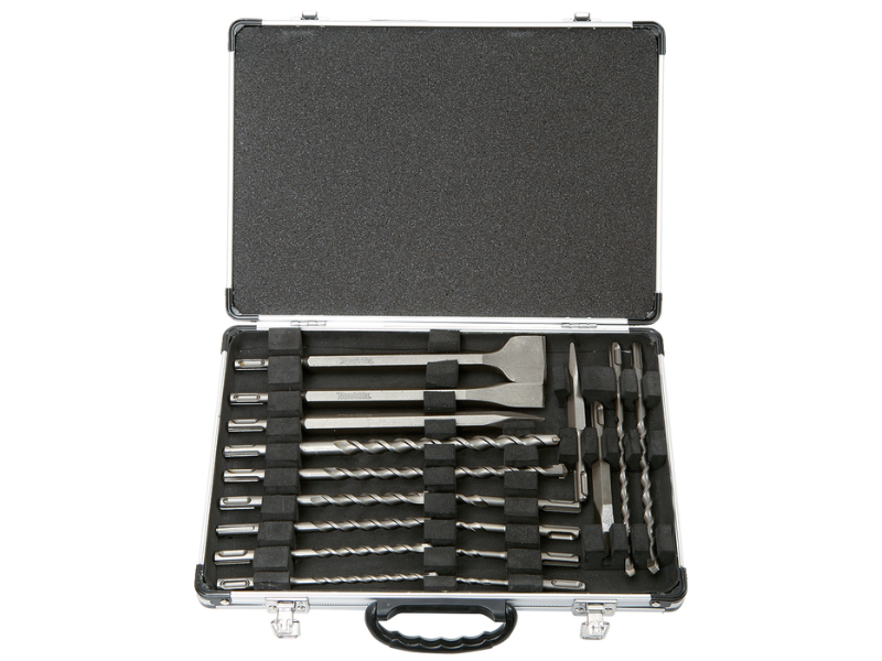 Makita D-42444 Borr-/mejselsats SDS-Plus 17 delar