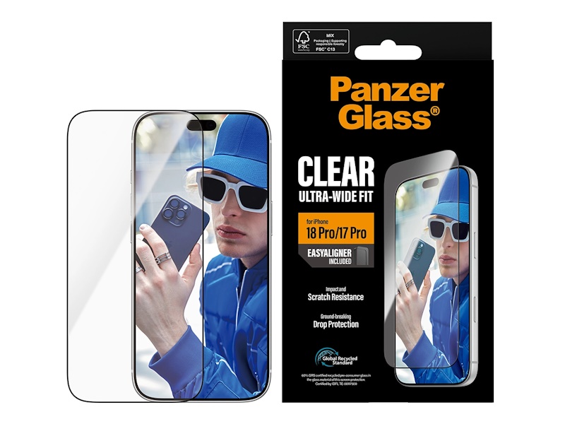 PanzerGlass Clear Ultra-Wide Skärmskydd till iPhone 18 Pro