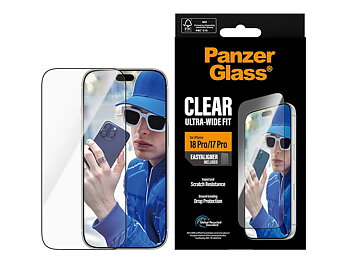 PanzerGlass Clear Ultra-Wide Skärmskydd till iPhone 18 Pro