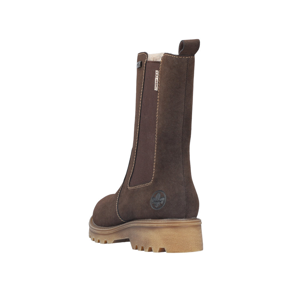 Rieker Damboots syntetmocka varmfodrad Brun - 3