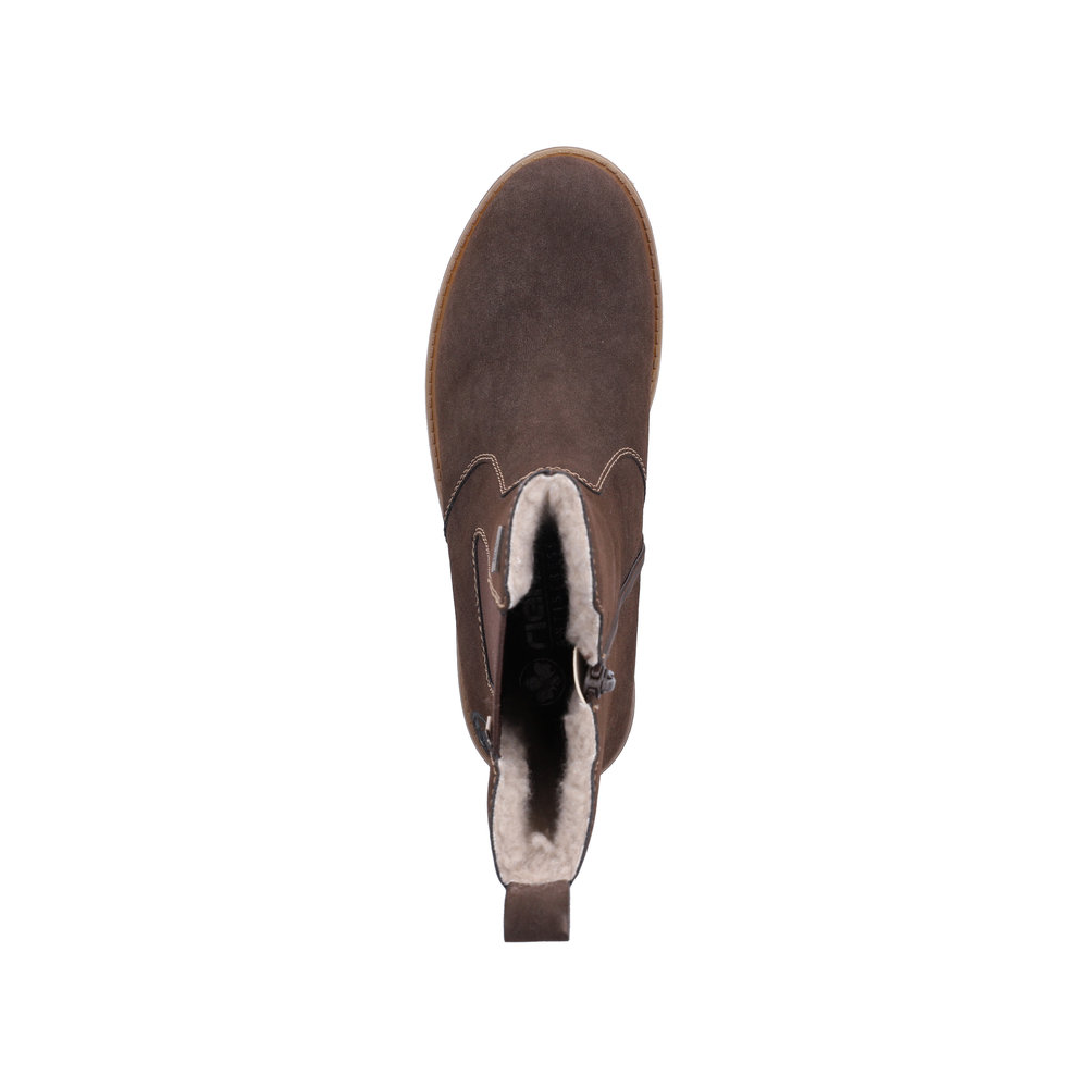 Rieker Damboots syntetmocka varmfodrad Brun - 5