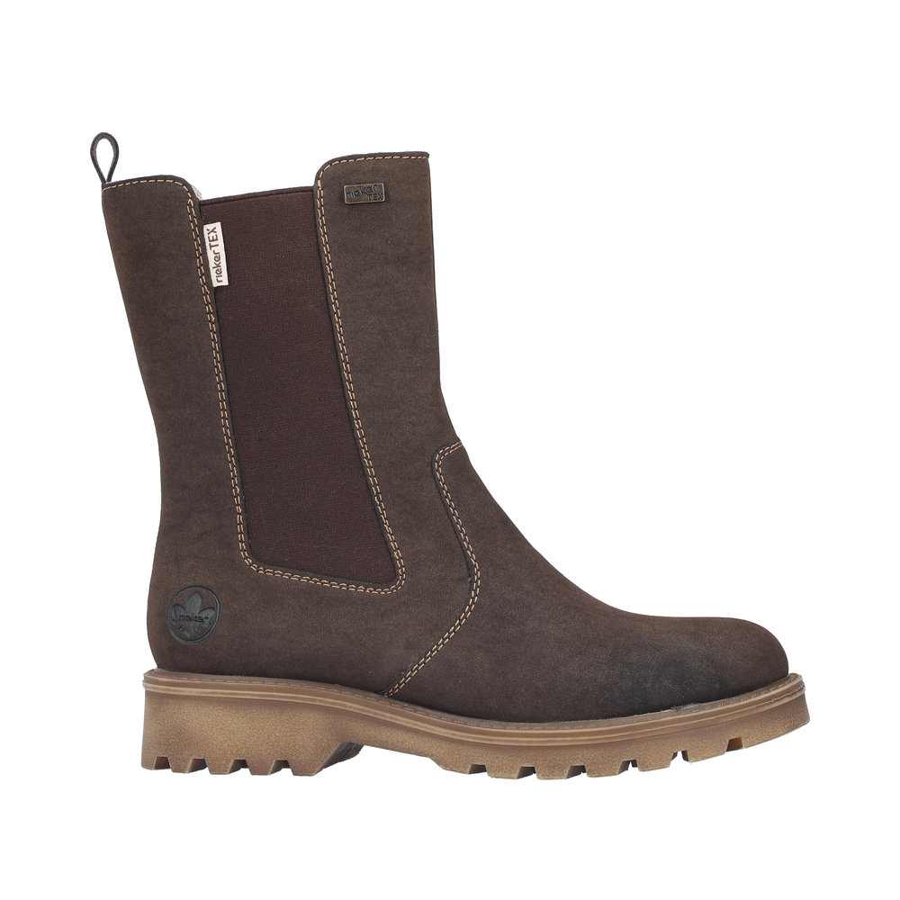 Rieker Damboots syntetmocka varmfodrad Brun - 4