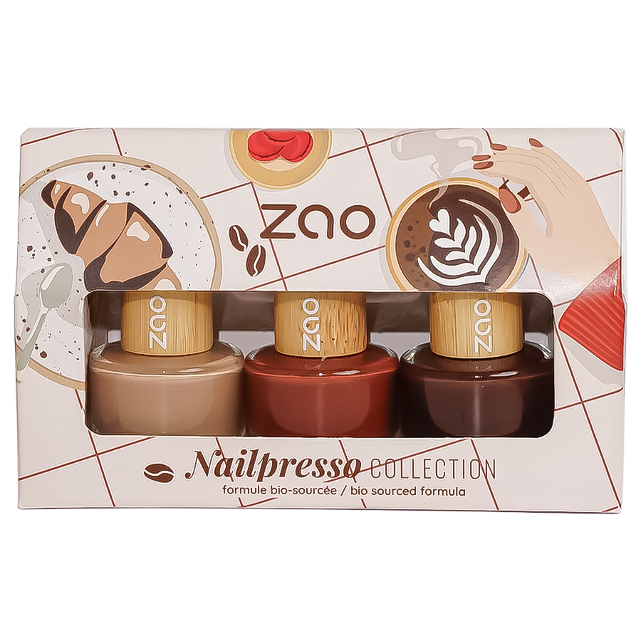 ZAO Nailpresso Collection - Kolleksjonskit med 3 neglelakker
