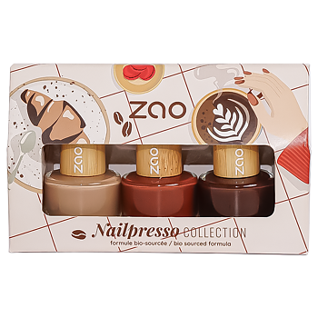 ZAO Nailpresso Collection - Kolleksjonskit med 3 neglelakker