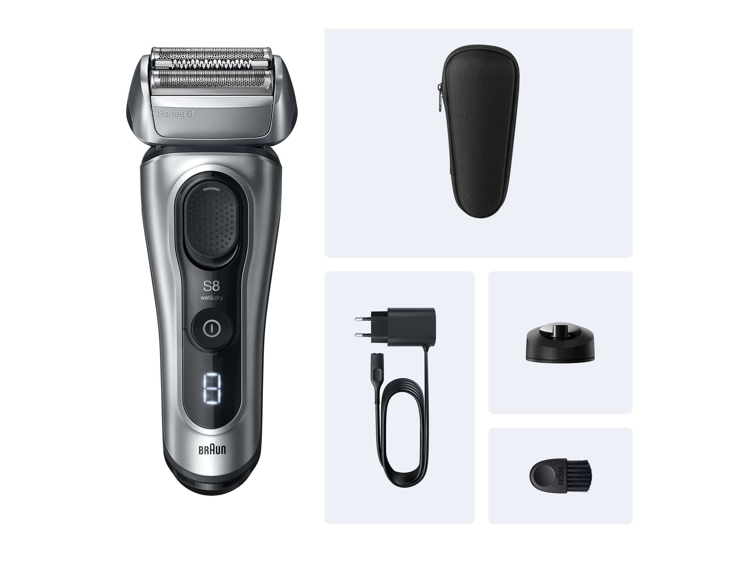 Braun&nbsp;Series&nbsp;8&nbsp;Elektrisk&nbsp;Rakapparat