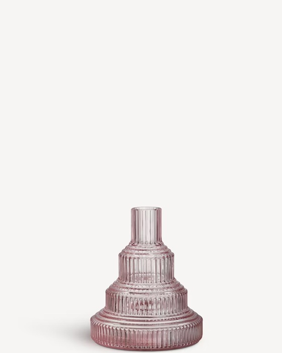 Pavilion Vase, Small, Light Pink - 2