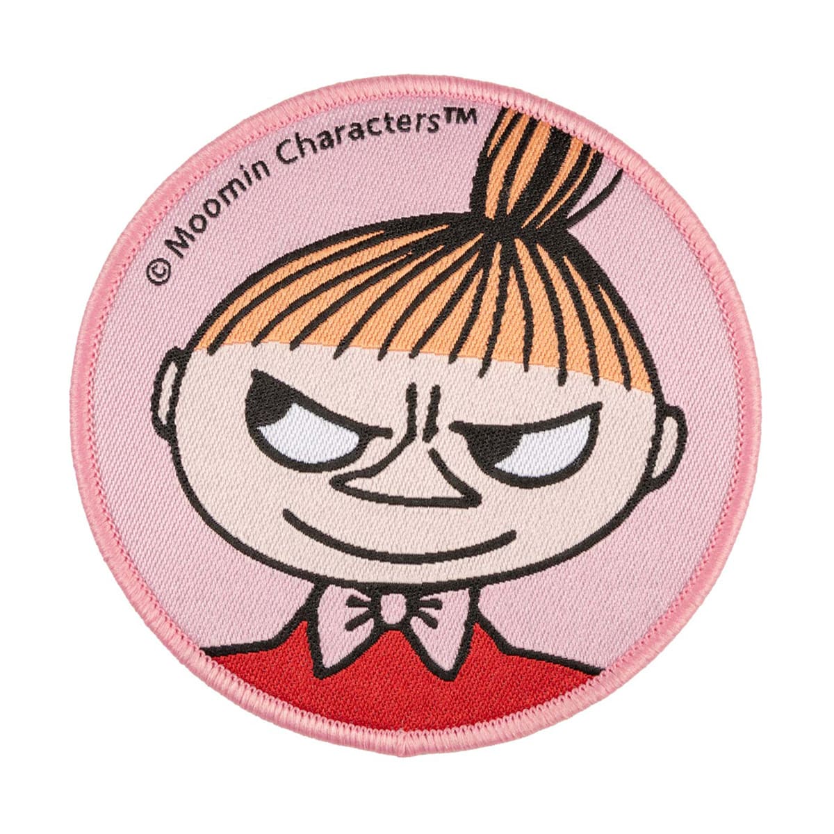 Lilla My broderat stryka på märke - Mumin strykbart tygmärke