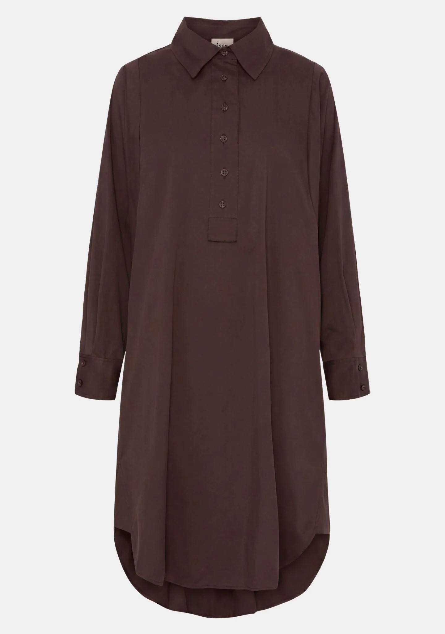 Sigga Dress - Dark Brown - Isay  - 4