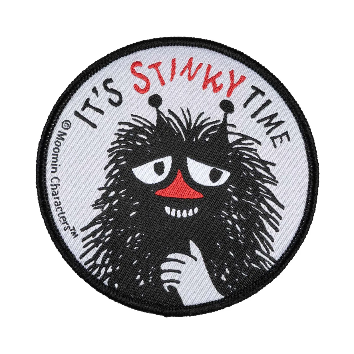 Stinky broderat stryka på märke - Mumin strykbart tygmärke