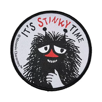 Stinky broderat stryka på märke - Mumin strykbart tygmärke