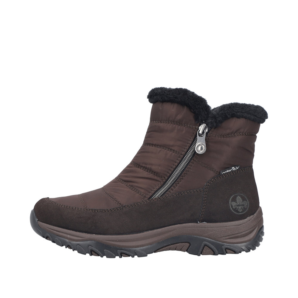 	Rieker Damboots varmfodrad  mörk Brun - 5