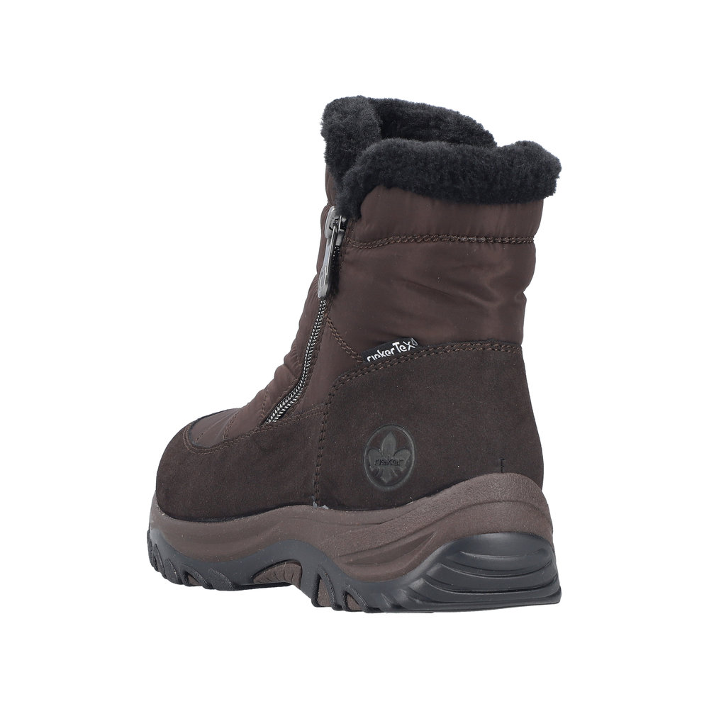 	Rieker Damboots varmfodrad  mörk Brun - 3