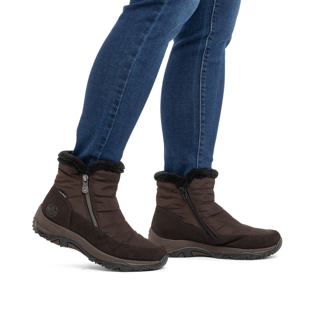 	Rieker Damboots varmfodrad  mörk Brun - 10