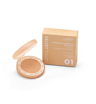 puroBIO VELVET TOUCH Compact Highlighter 01 - soft pearl, 5,2 g