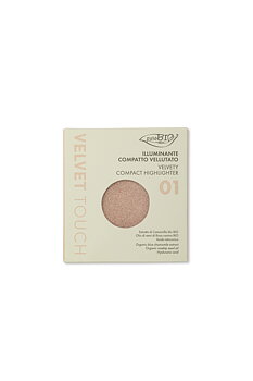 puroBIO VELVET TOUCH Compact Highlighter REFILL 01 - soft pearl , 5,2 g
