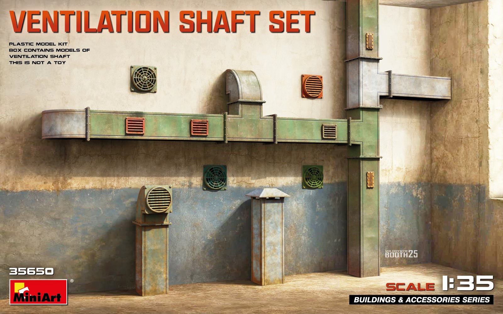 1/35 Ventilation Shaft Set