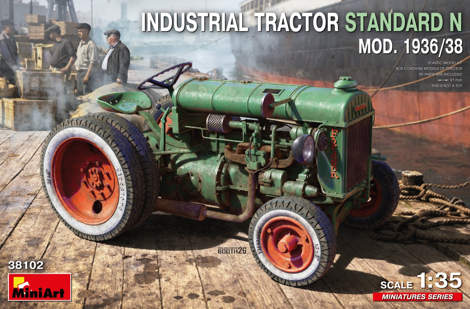 1/35 Fordson Industrial Tractor Standard N Mod. 1936/38