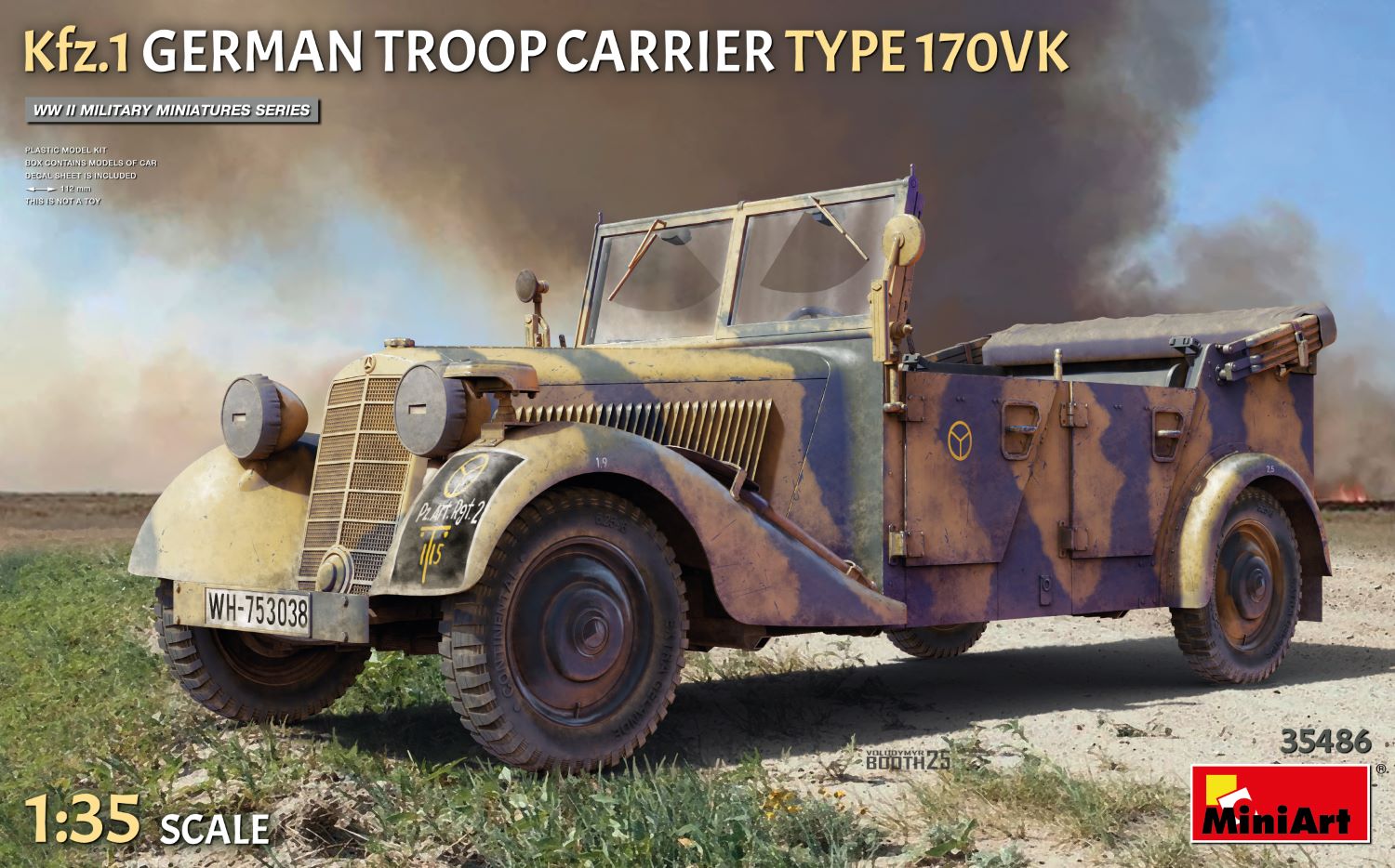 1/35 Kfz.1 German Troop Carrier Type 170VK