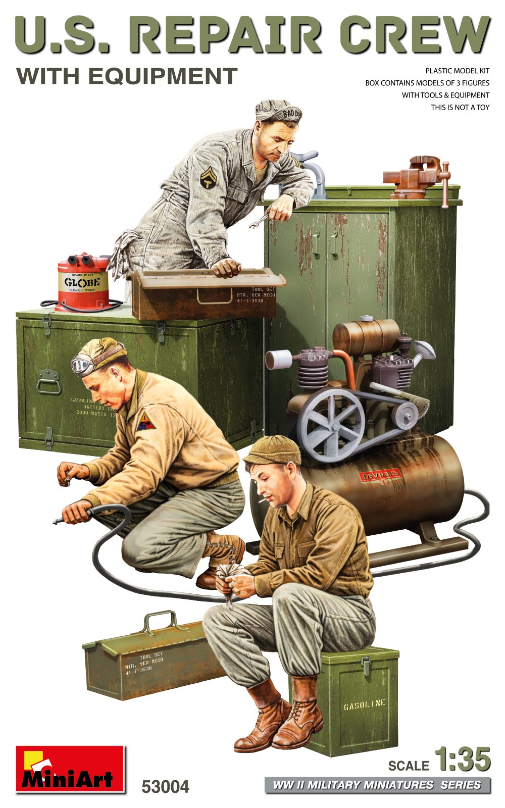 1/35 U.S. Repair Crew w/Equipment