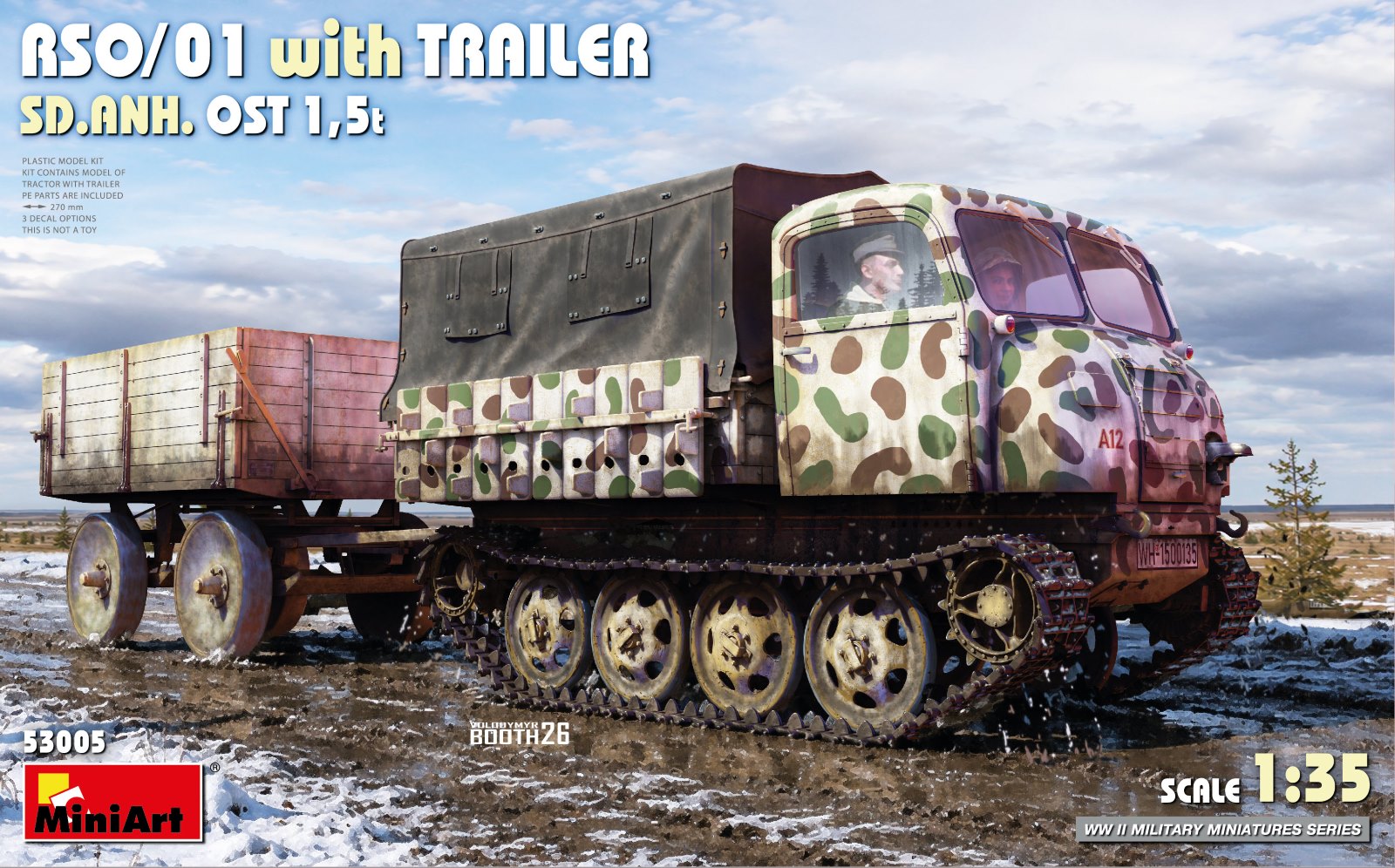 1/35 RSO/01 with Trailer Sd.Anh. Ost 1,5 t