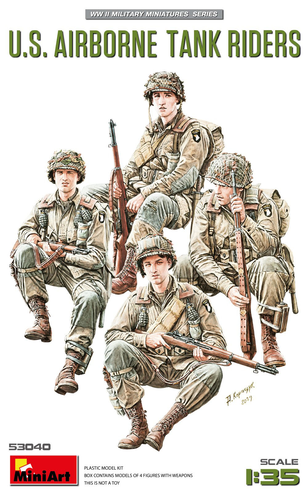 1/35 U.S. Airborne Tank Riders