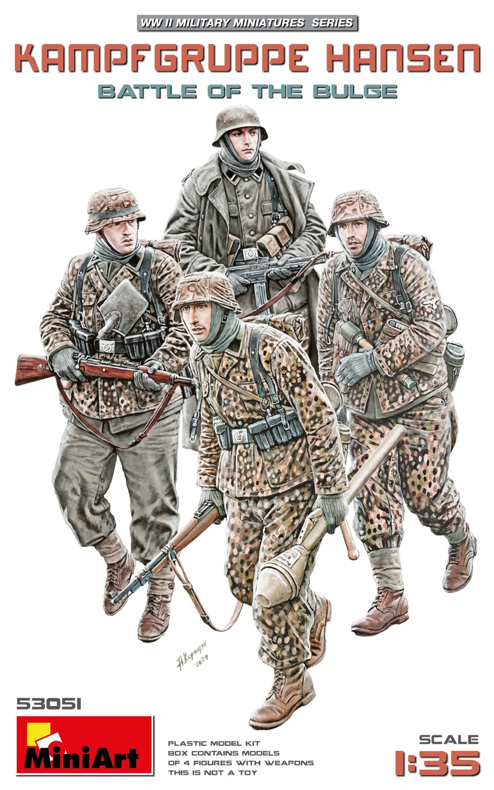 1/35 Kampfgruppe Hansen. Battle of the Bulge