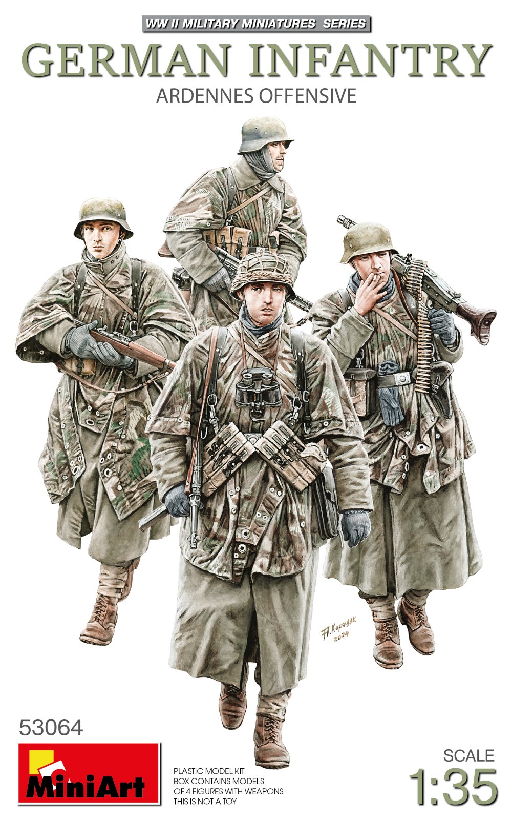 1/35 German Infantry. Ardennes Offensive