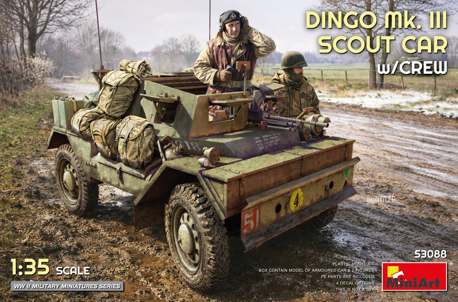 1/35 Dingo Mk. III Scout Car  w/Crew