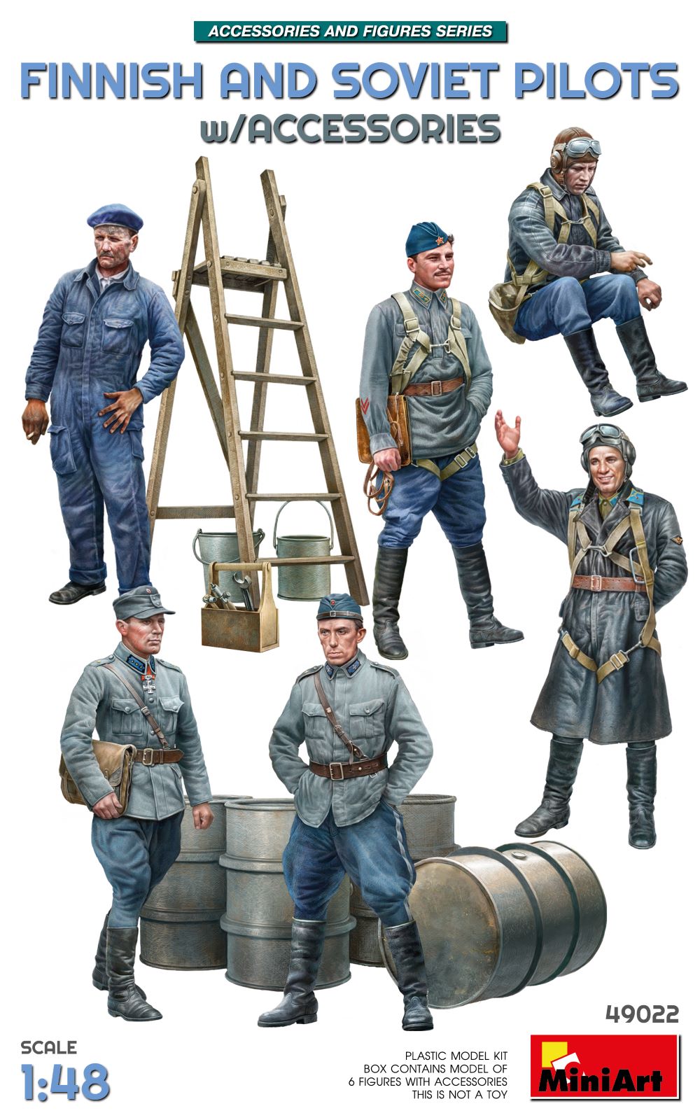 1/48 Finnish and Soviet Pilots