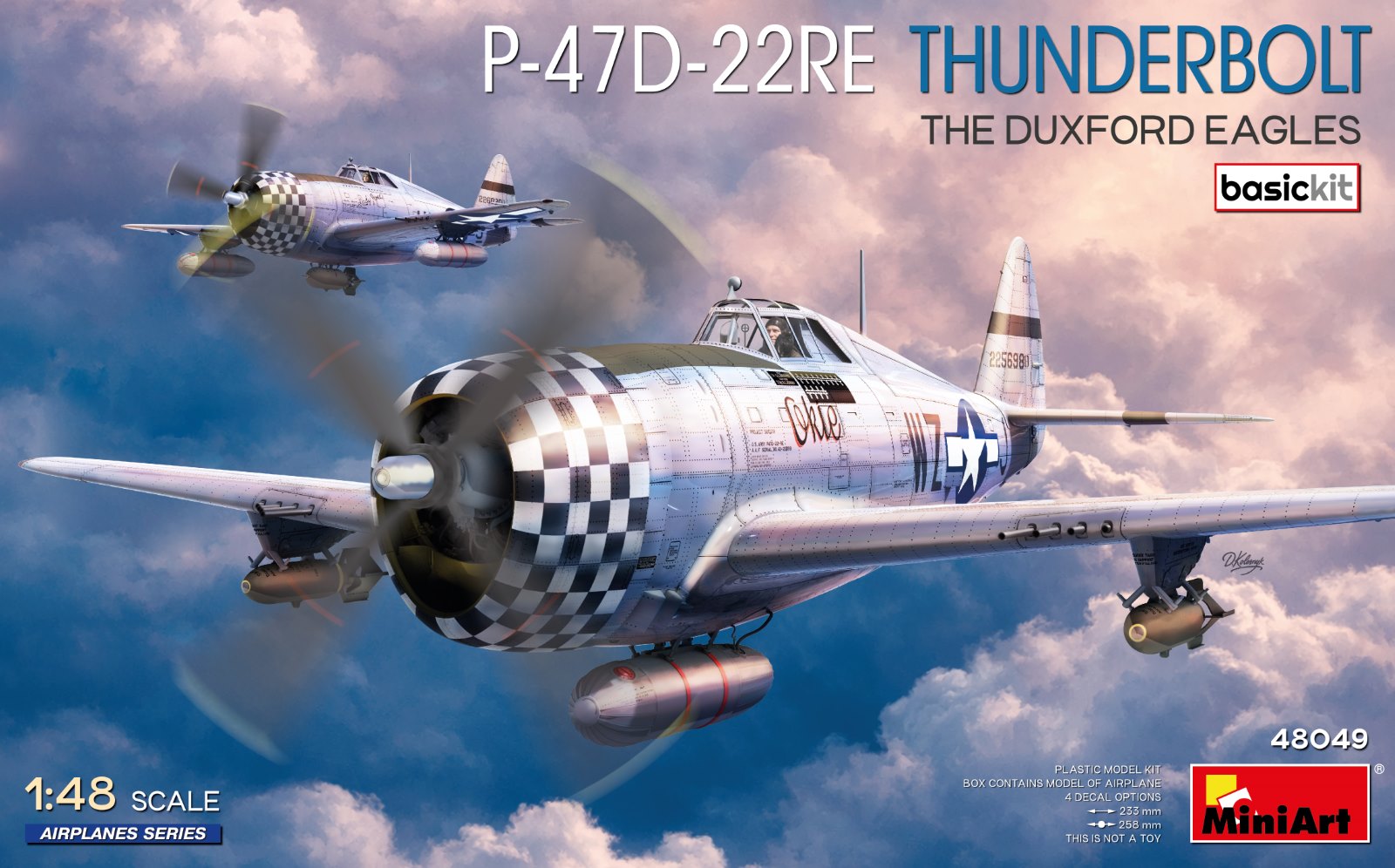 1/48 P-47D-22RE Thunderbolt. The Duxford Eagles. Basic Kit